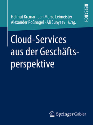 cover image of Cloud-Services aus der Geschäftsperspektive
